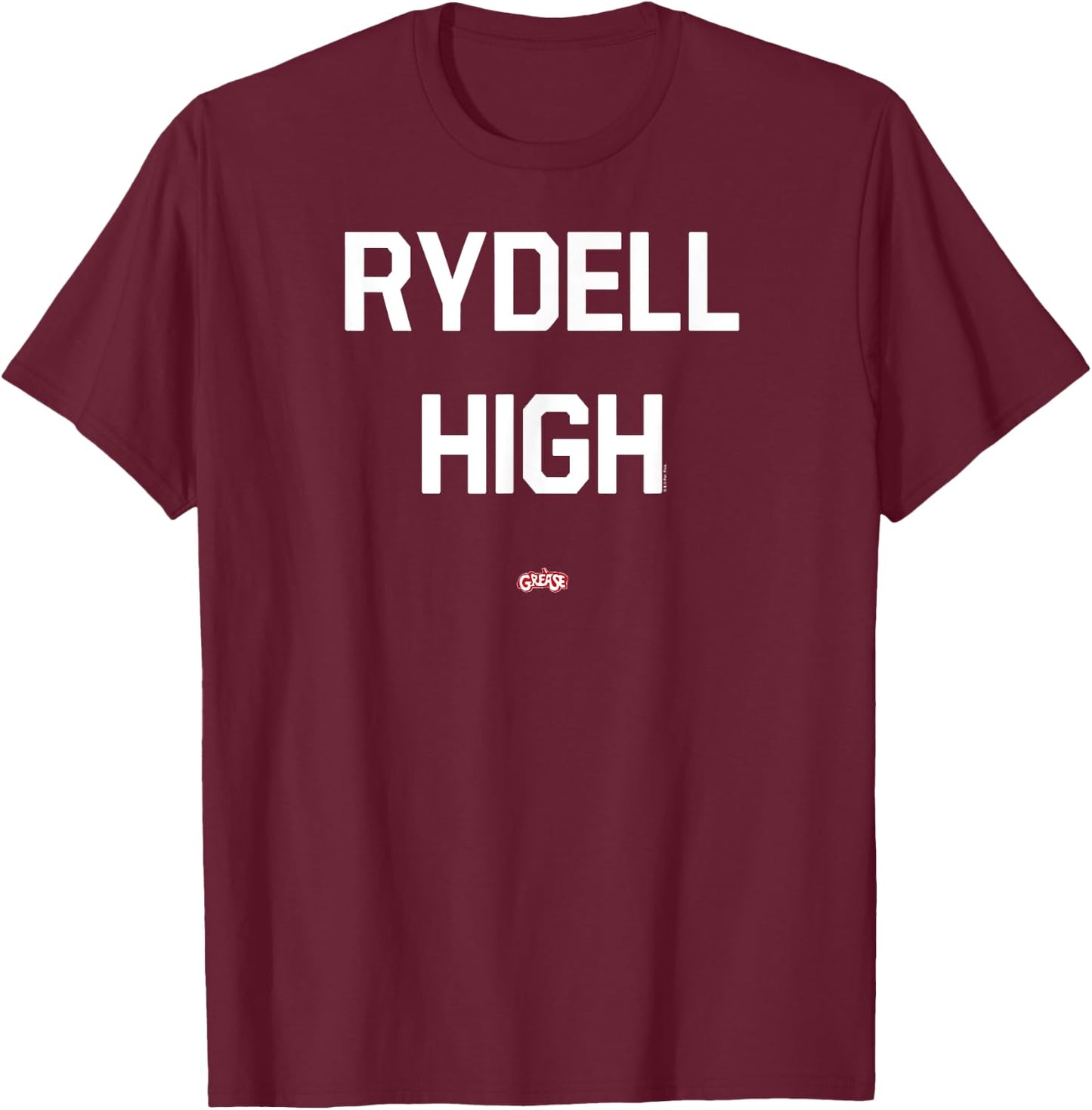 Grease - Rydell High T-Shirt - T-Shirt | Maroon