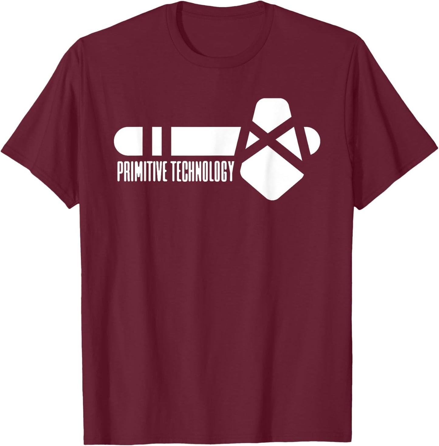 Primitive Technology | Primitive Axe T-Shirt - T-Shirt | Maroon