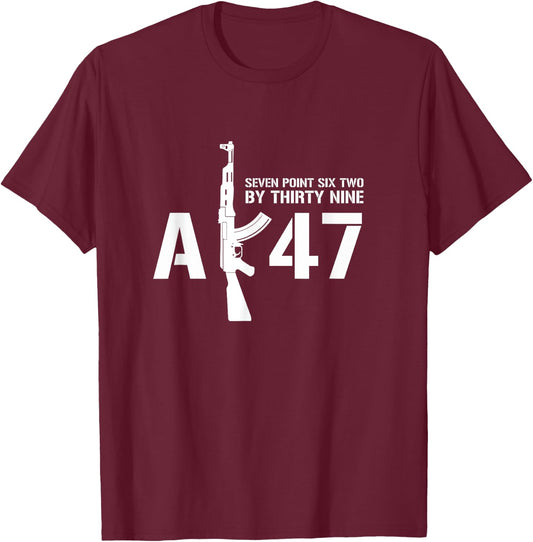 Ak 47 T-Shirt - T-Shirt | Maroon