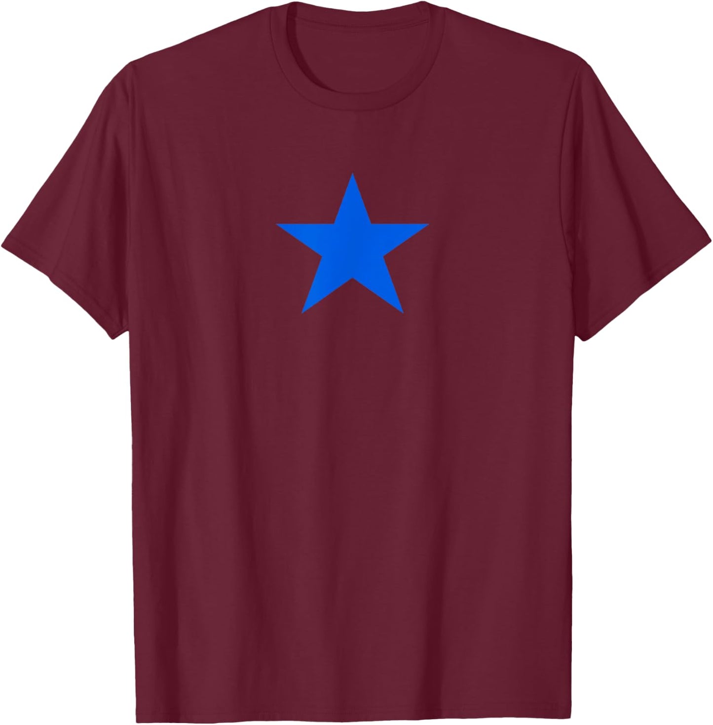 Blue Star T-Shirt - T-Shirt | Maroon