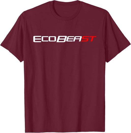 EcoBeast ST Performance Car Truck Shirt T-Shirt - T-Shirt | Maroon