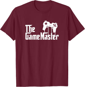 Funny Christmas Gift Parody The Game Master Godfather Gamer T-Shirt - T-Shirt | Maroon
