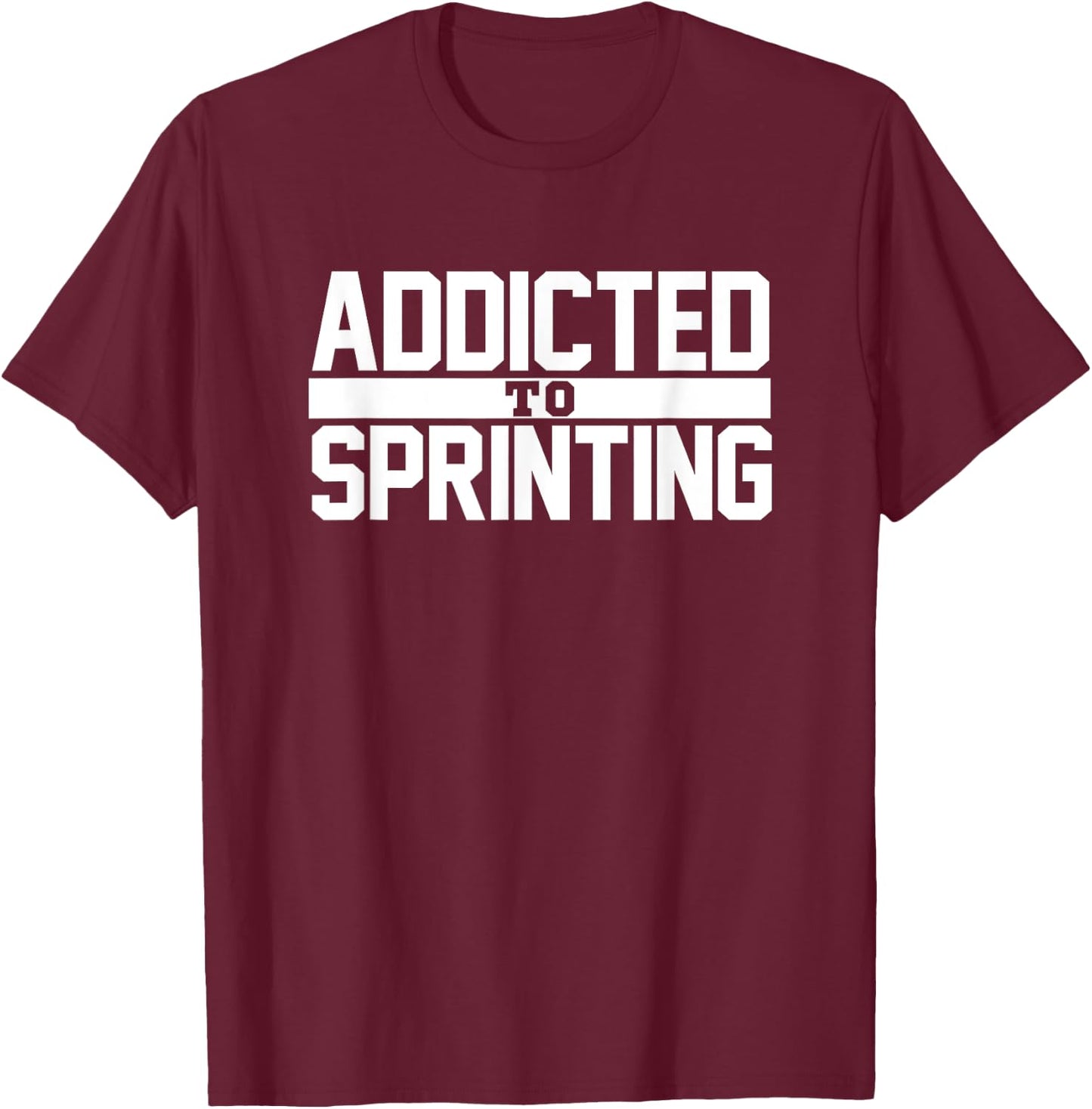 Track and Field, Sprinting, Sprinters T-Shirt - T-Shirt | Maroon