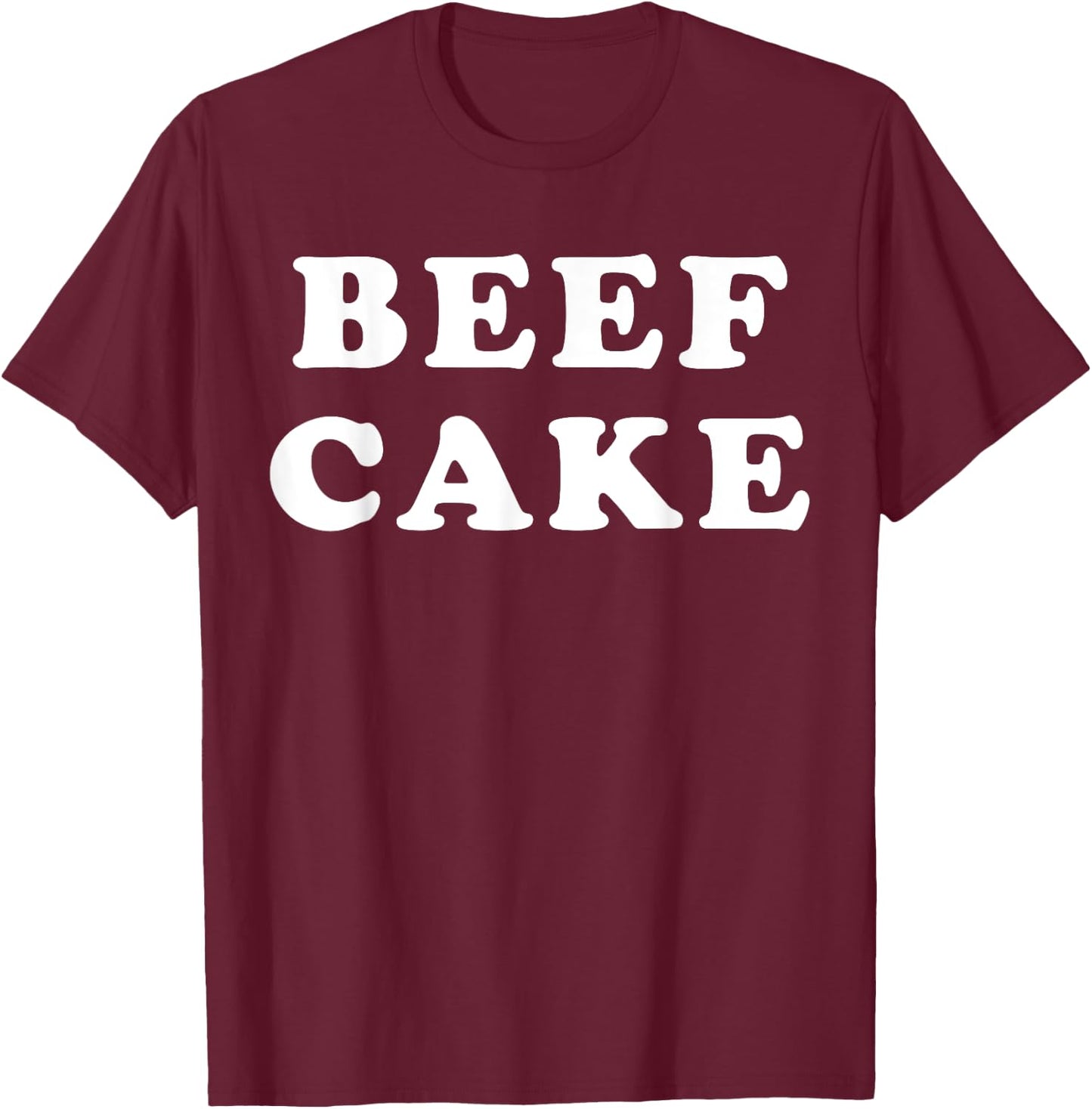 Beefcake Funny Gym Workout T-Shirt - T-Shirt | Maroon