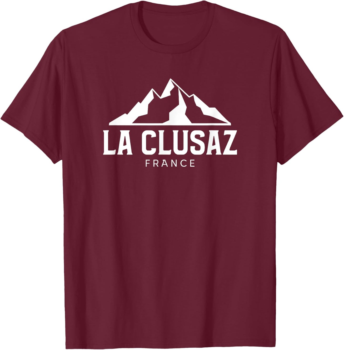 La Clusaz France T-Shirt - T-Shirt | Maroon