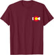 Colorado Flag Fake Pocket Graphic Men Women Kids T-Shirt - T-Shirt | Maroon