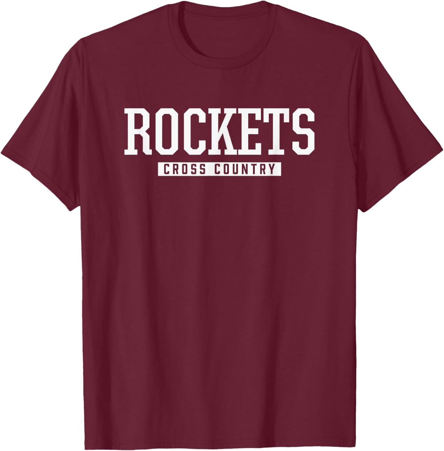 Unity Rockets Cross Country HS T-Shirt - T-Shirt | Maroon