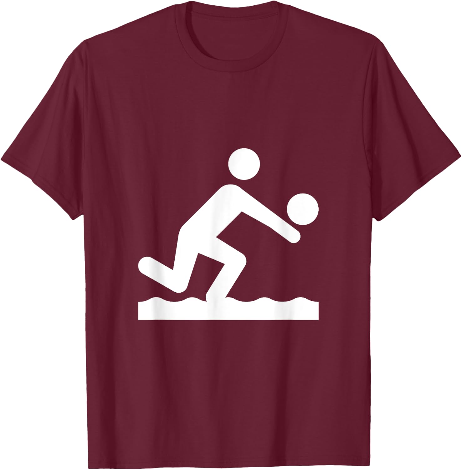 Beach Volleyball Men Women Kids T-Shirt - T-Shirt | Maroon