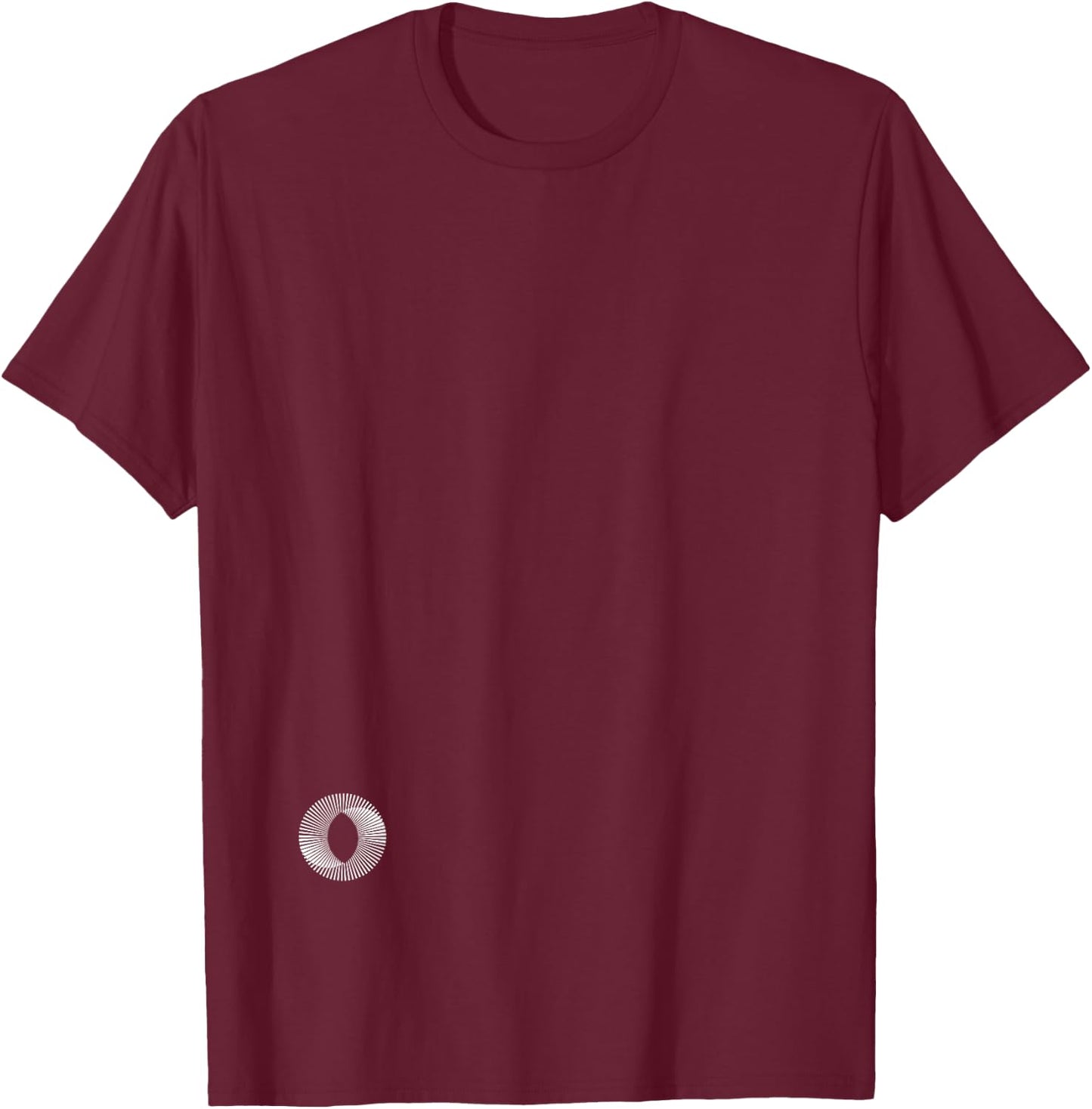 Kids Basic Kids White T-Shirt - T-Shirt | Maroon