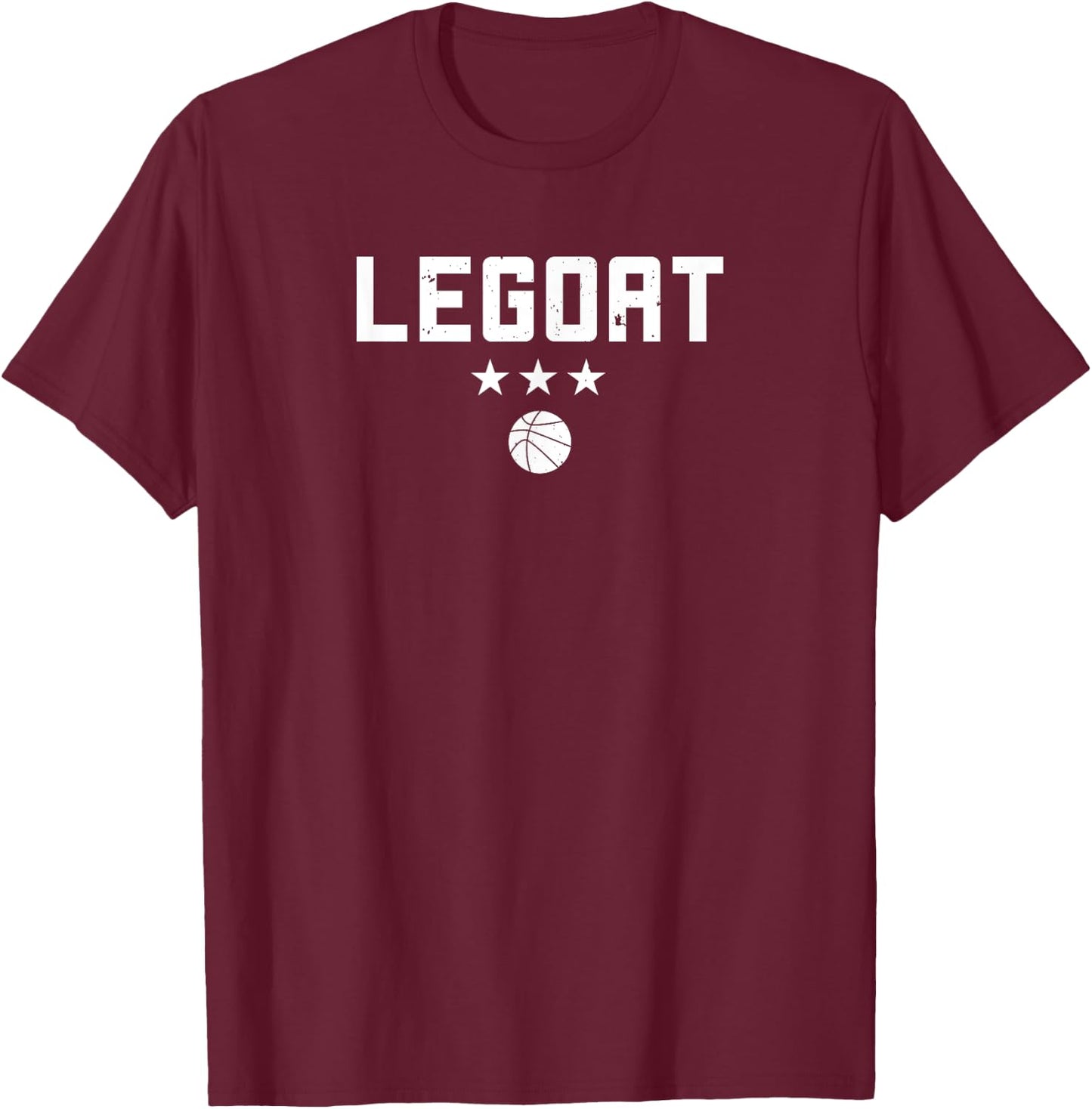 LeGoat Los Angeles Basketball Gift Men T-Shirt - T-Shirt | Maroon