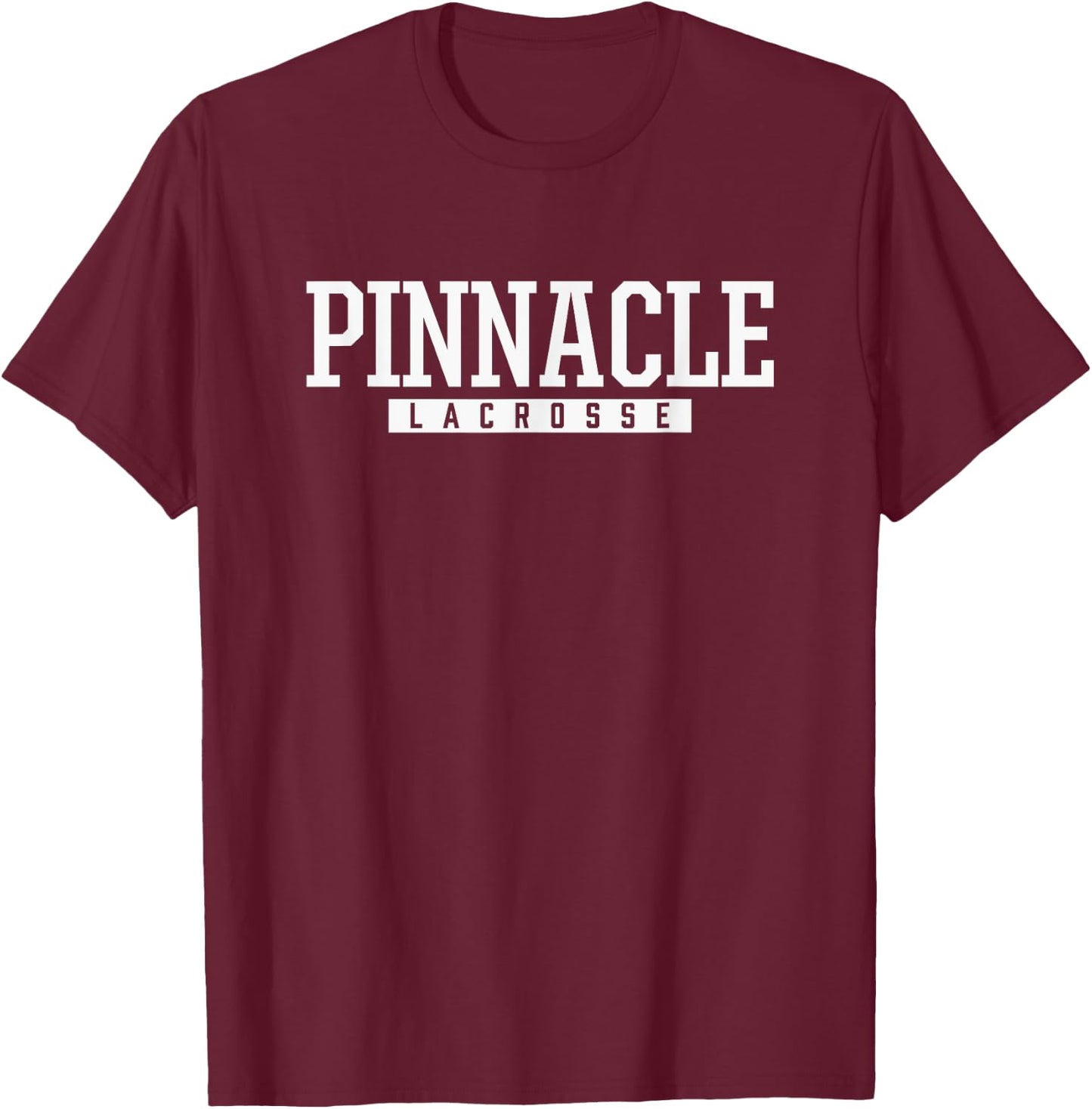 Pinnacle High School Lacrosse T-Shirt - T-Shirt | Maroon