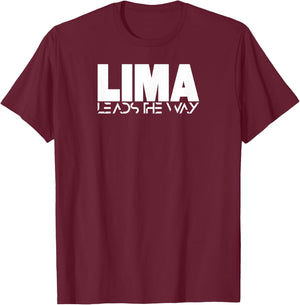 Lima Leads the Way South Carolina Military College T-Shirt - T-Shirt | Maroon
