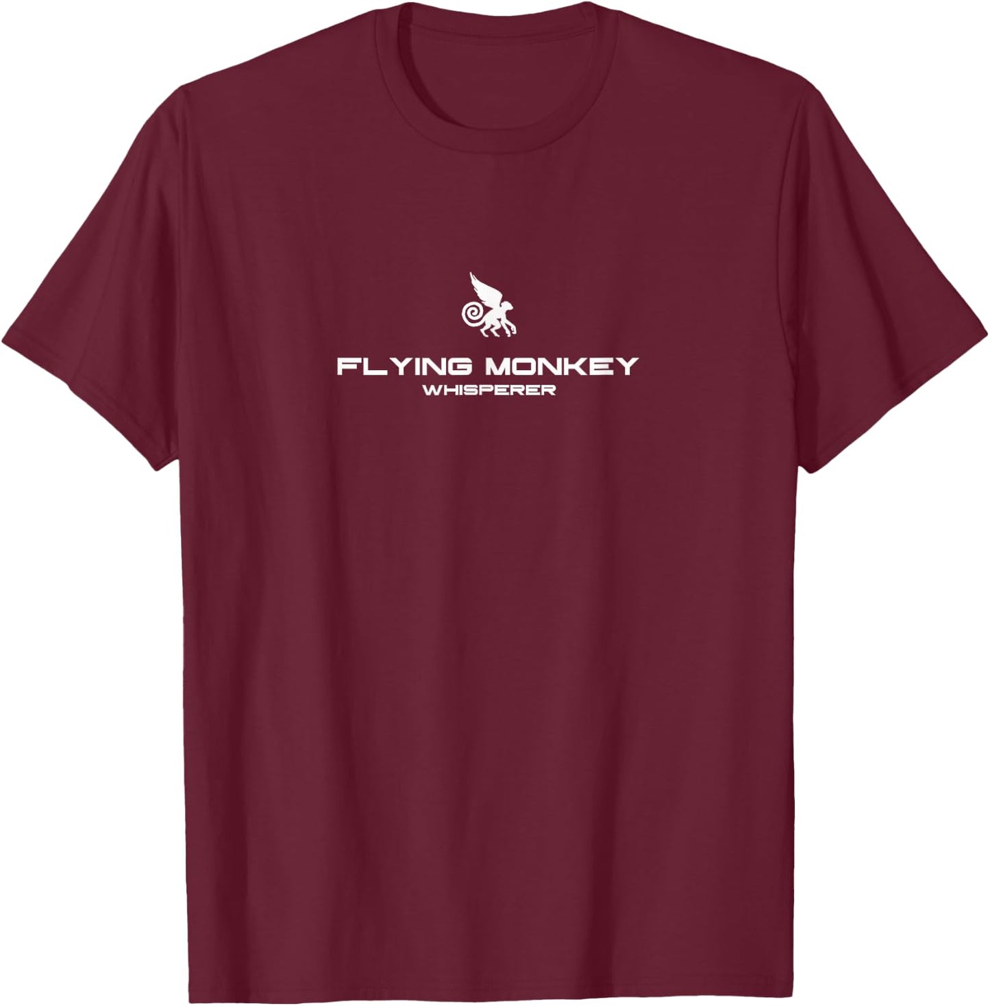 Funny Flying Monkey Shirt Winged Monkey Whisperer T-Shirt - T-Shirt | Maroon