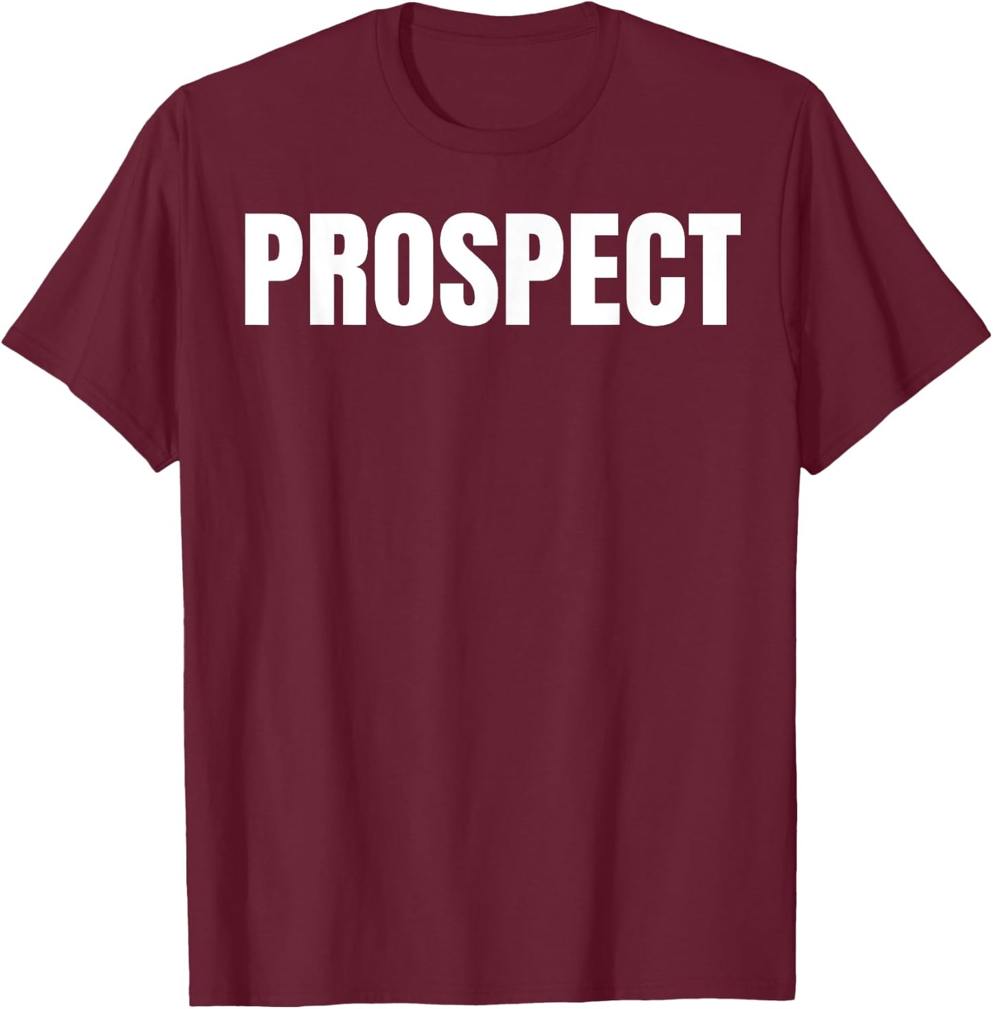 Motorcycle Biker Prospect T-Shirt - T-Shirt | Maroon