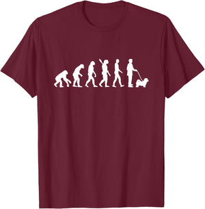Maltipoo evolution T-Shirt - T-Shirt | Maroon