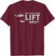 Do you even LIFT Bro? CH-53 Helicopter Funny T-Shirt - T-Shirt | Maroon