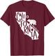 Red For Ed California State Teachers Protest March Strike Women Kids T-Shirt - T-Shirt | Maroon