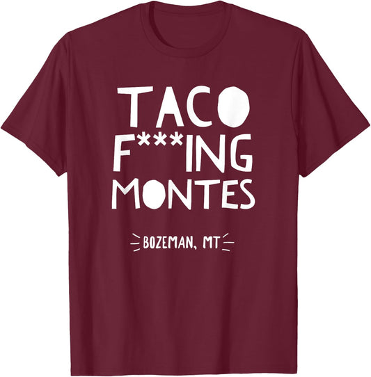 Taco Montes shirt T-Shirt - T-Shirt | Maroon