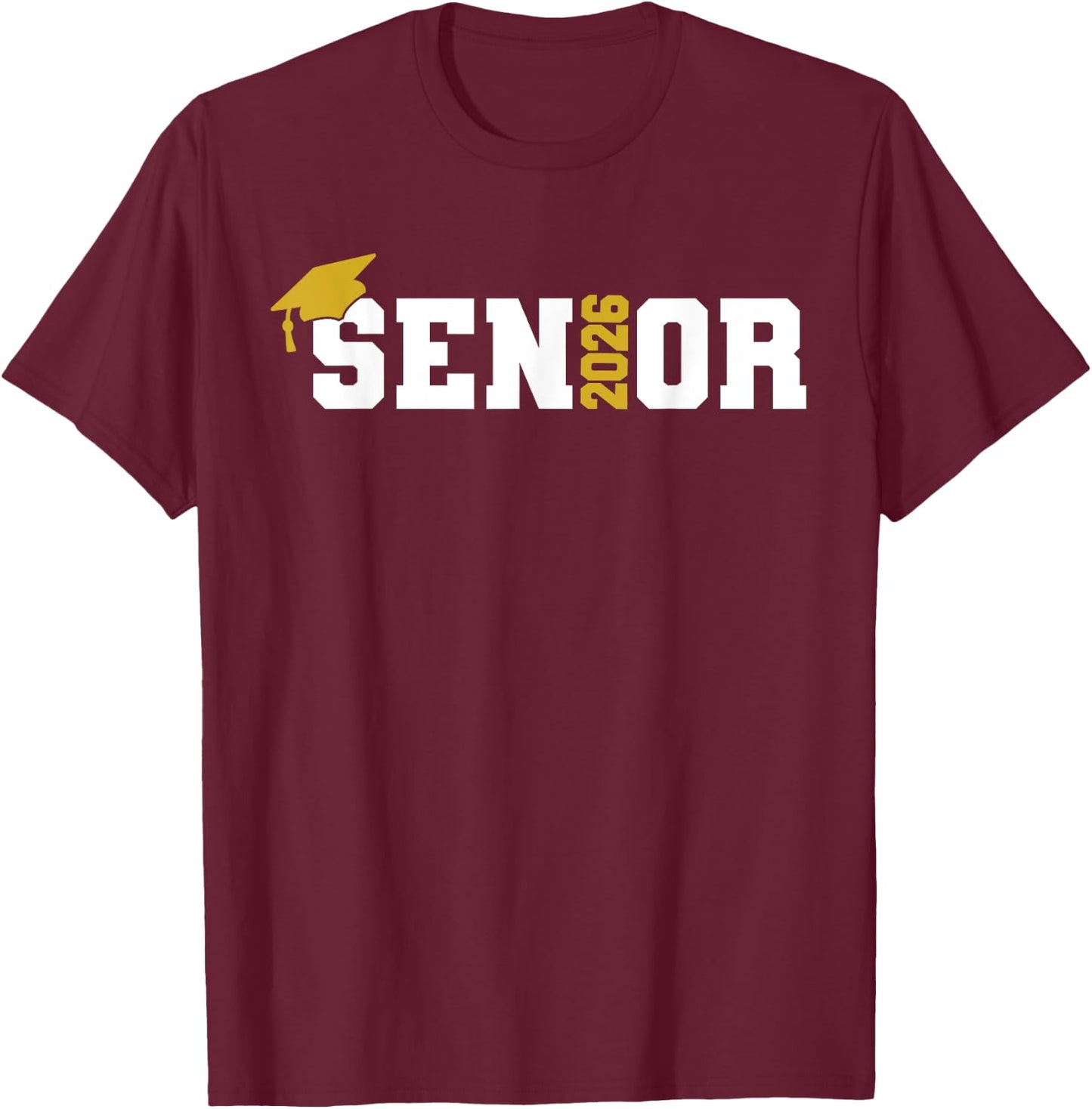 Senior 2026 Graduation 2026 Class Senior 2026 Grad T-Shirt - T-Shirt | Maroon