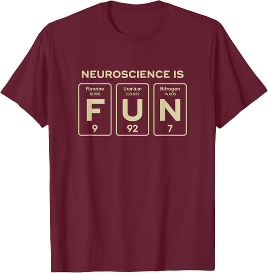 Neuroscience Major Neuroscientist Graduation Gift T-Shirt - T-Shirt | Maroon
