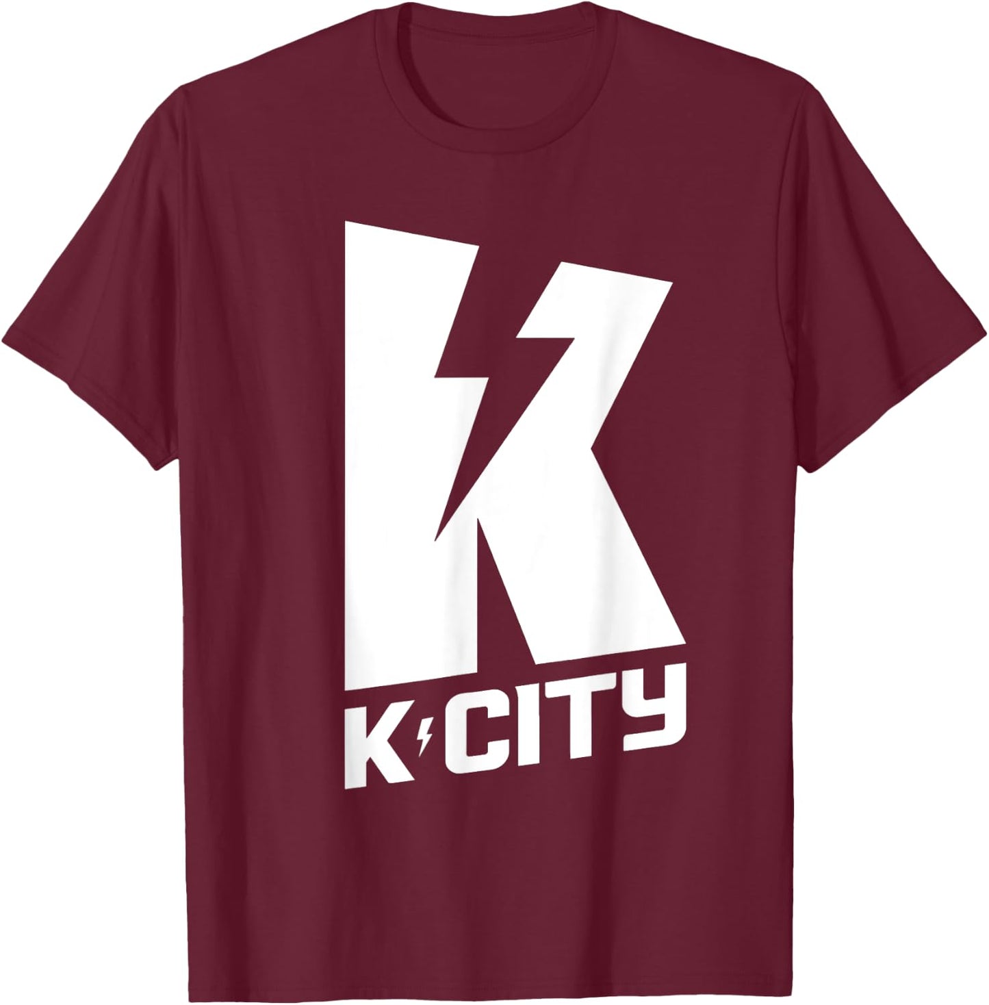 K-City Logo T-Shirt - T-Shirt | Maroon