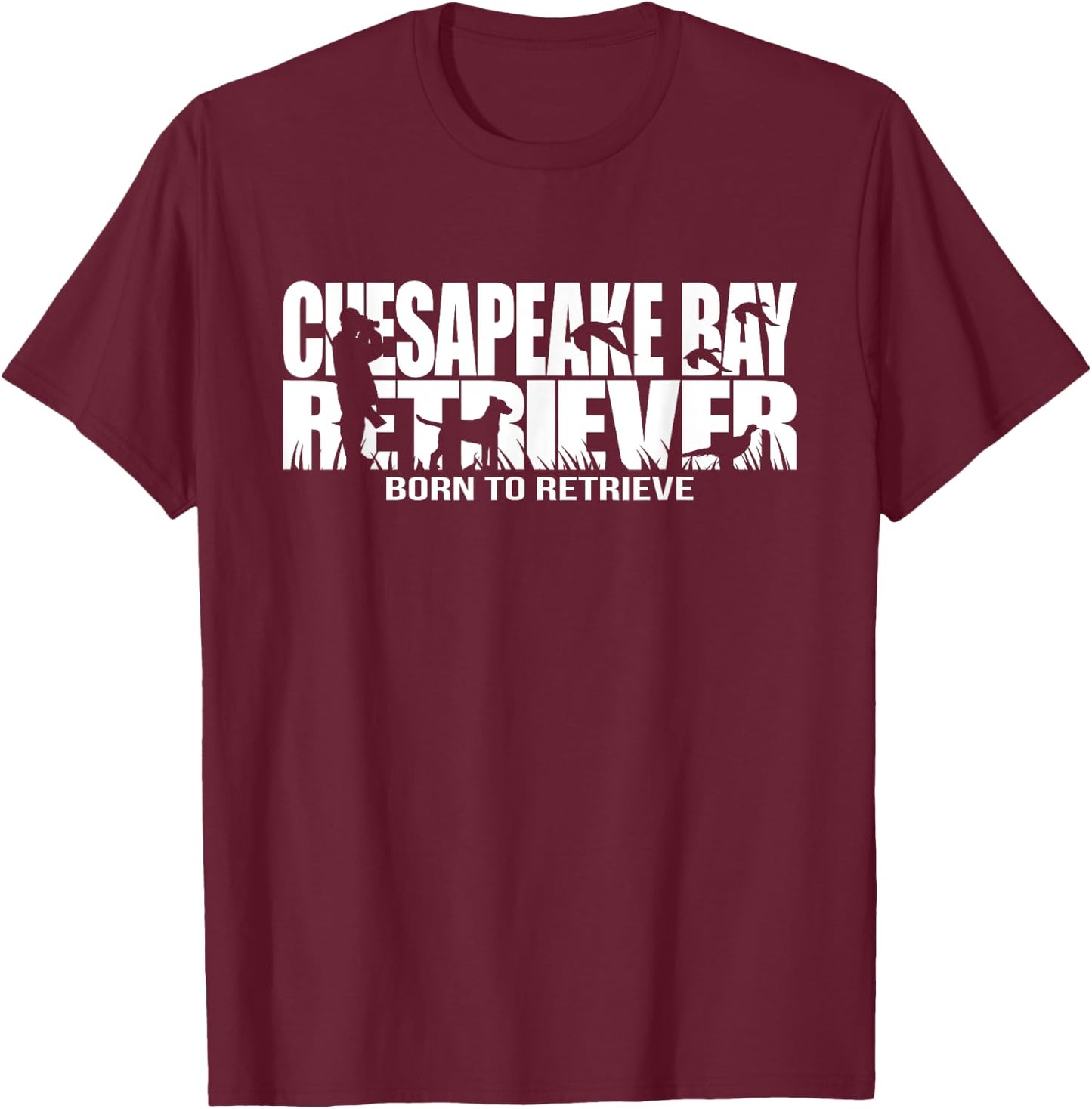 Funny Chesapeake Bay Retriever T Shirt dog gift Hund T-Shirt - T-Shirt | Maroon