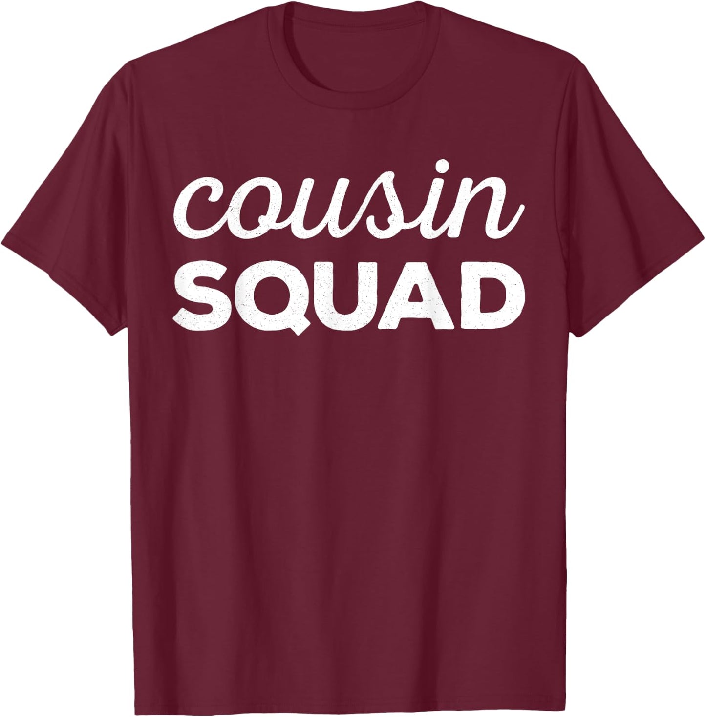 Cousin Squad Shirt Adults Kids Matching Cousin Giving Crew T-Shirt - T-Shirt | Maroon