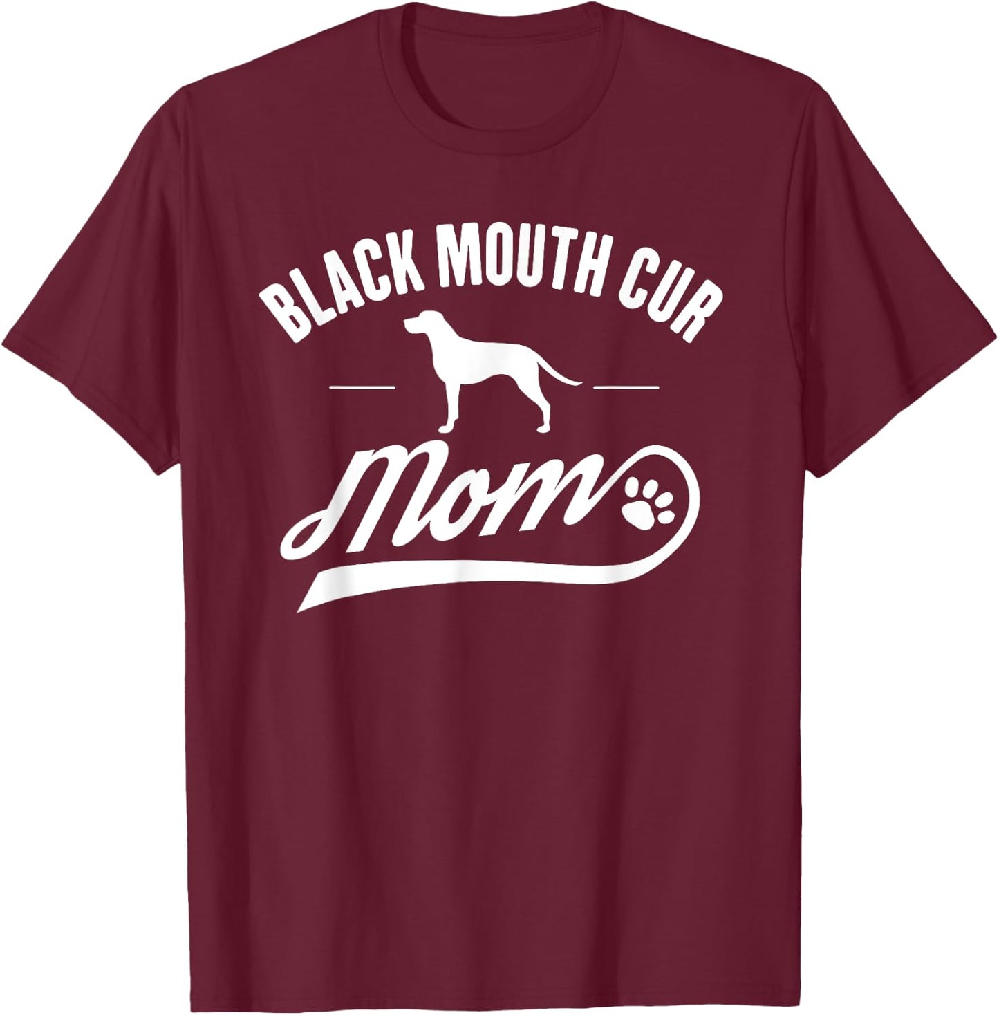 Black Mouth Cur T-Shirt - T-Shirt | Maroon