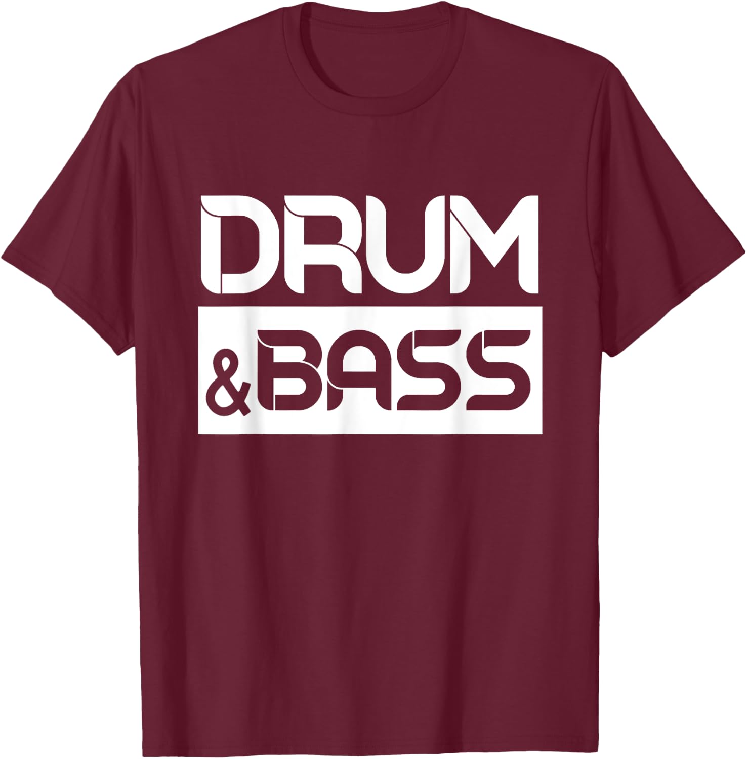 Drum And Bass T-Shirt - T-Shirt | Maroon