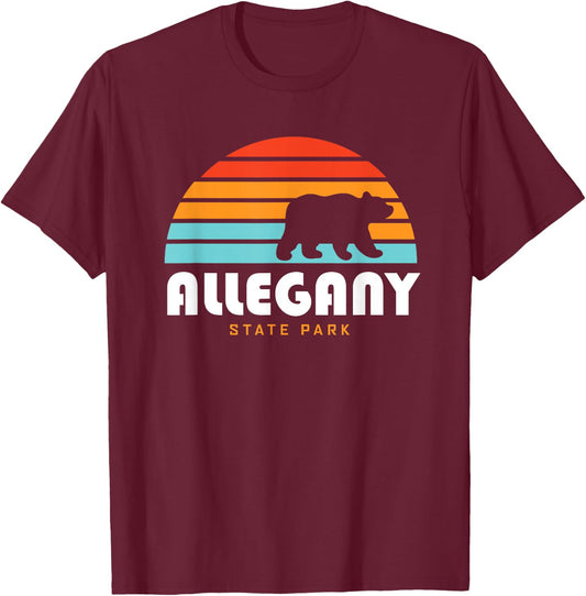 Allegany State Park New York T-Shirt - T-Shirt | Maroon