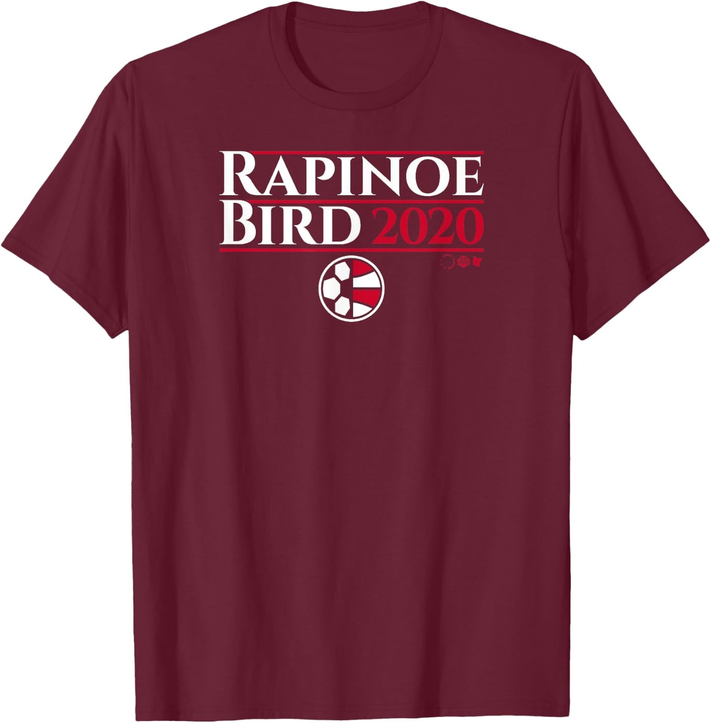 Megan Rapinoe, Sue Bird - Rapinoe Bird 2020 T-Shirt - T-Shirt | Maroon