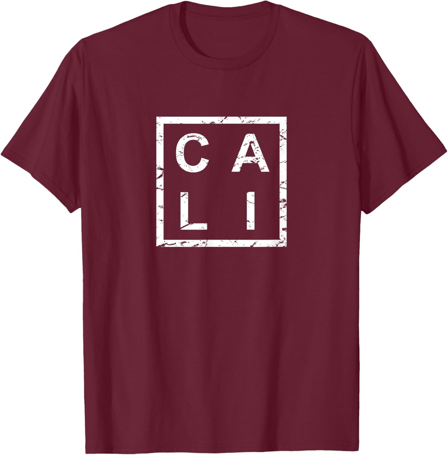 Stylish Cali T-Shirt - T-Shirt | Maroon