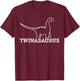 My Twin Shirt, Twinsies Funny Twin Twinning Dyno T-Shirt - T-Shirt | Maroon