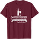 Novinophobia The Fear of Running Out of Wine Funny T-Shirt - T-Shirt | Maroon