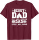 Scout Dad Like A Normal Dad Except Way Cooler T-Shirt - T-Shirt | Maroon
