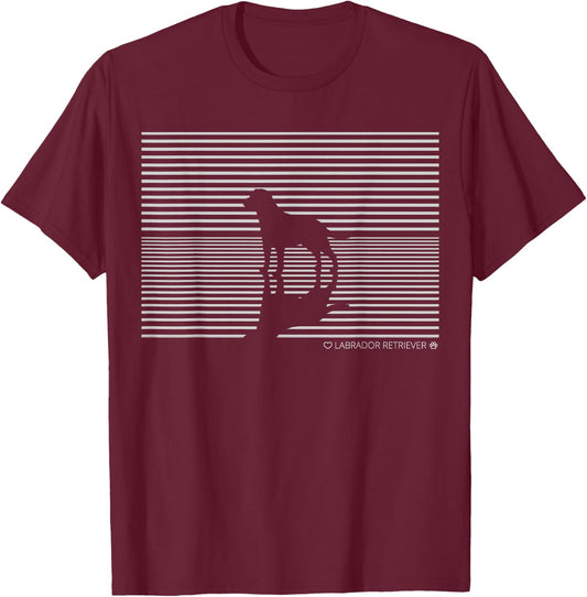 Labrador Retriever Lab Dog Women Kids T-Shirt - T-Shirt | Maroon