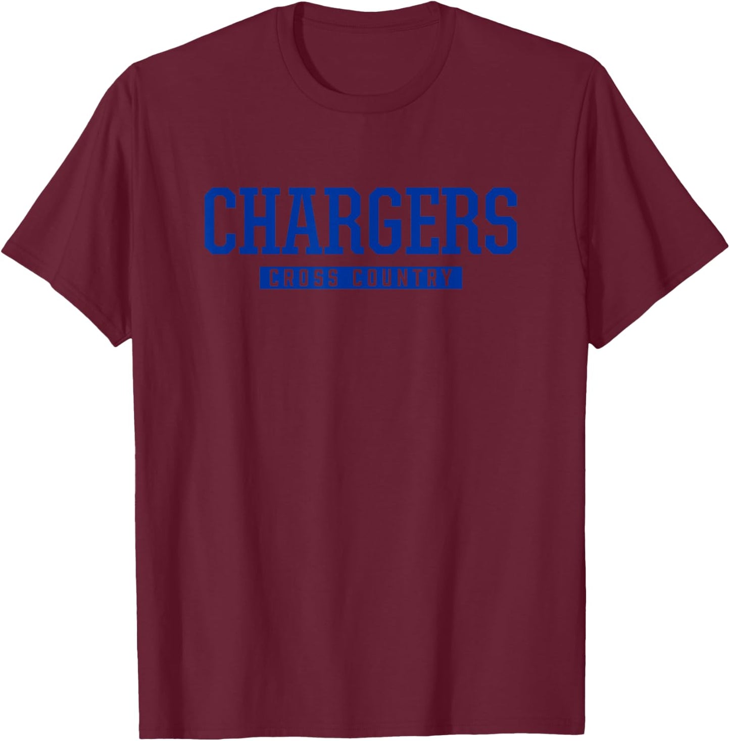 Edison Chargers Cross Country HS T-Shirt - T-Shirt | Maroon