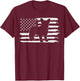 Frenchie Shirt French Bulldog 4th of July Kids Men T-Shirt - T-Shirt | Maroon