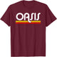 Styleuniversal California Oasis California , Men's -Adults, Black, Small, Short Sleeve T-Shirt - T-Shirt | Maroon