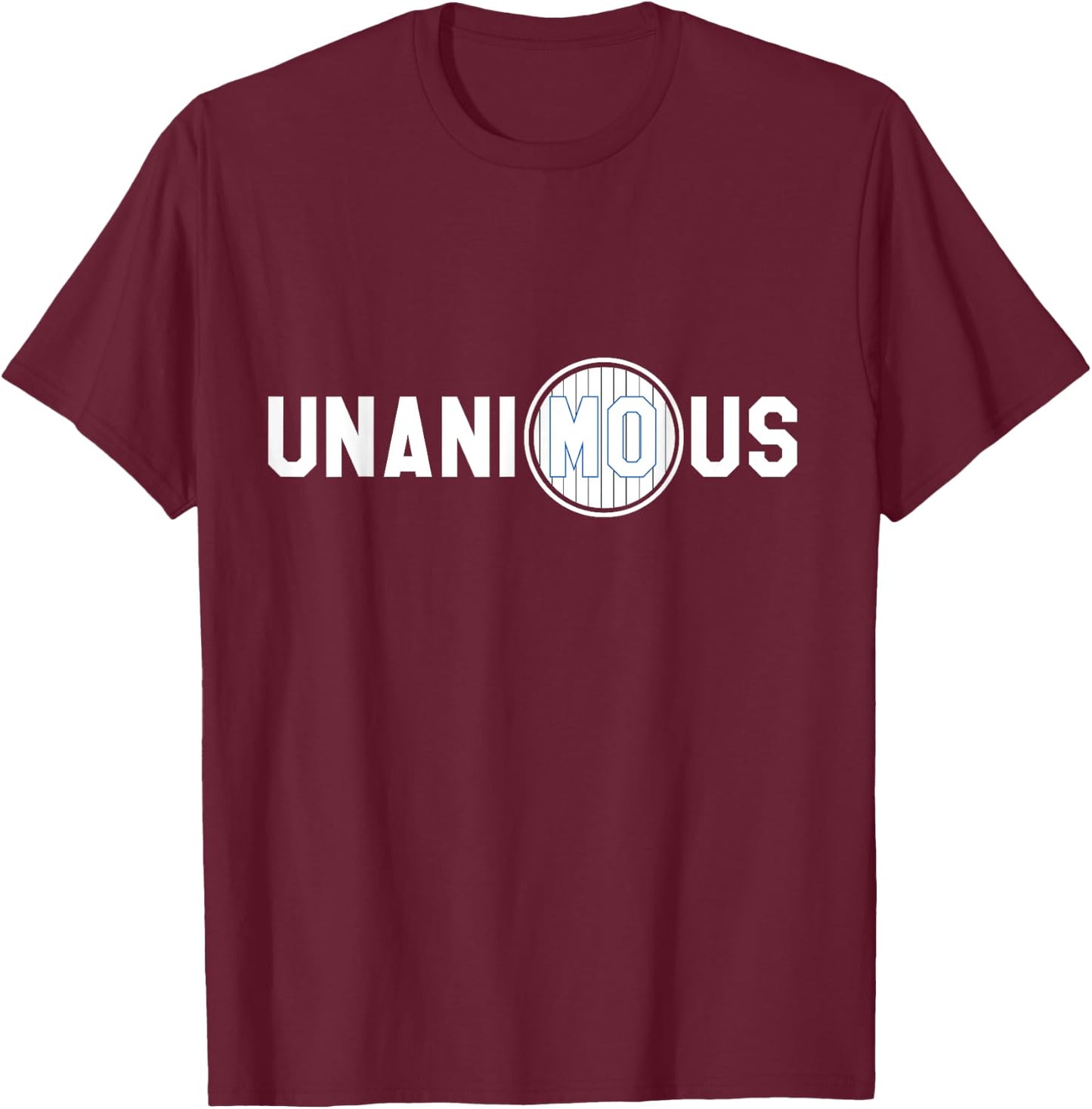 New York Rivera 42 Pro Baseball Unanimous HOF Fan Mo T-Shirt - T-Shirt | Maroon