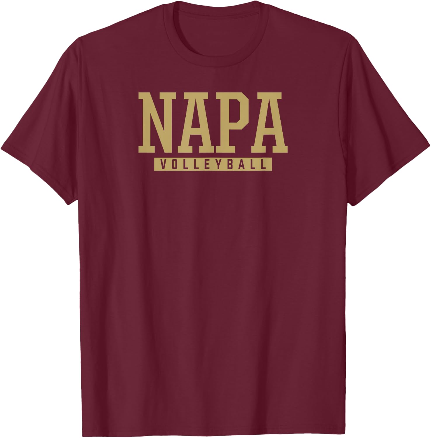 Napa High School Volleyball T-Shirt - T-Shirt | Maroon