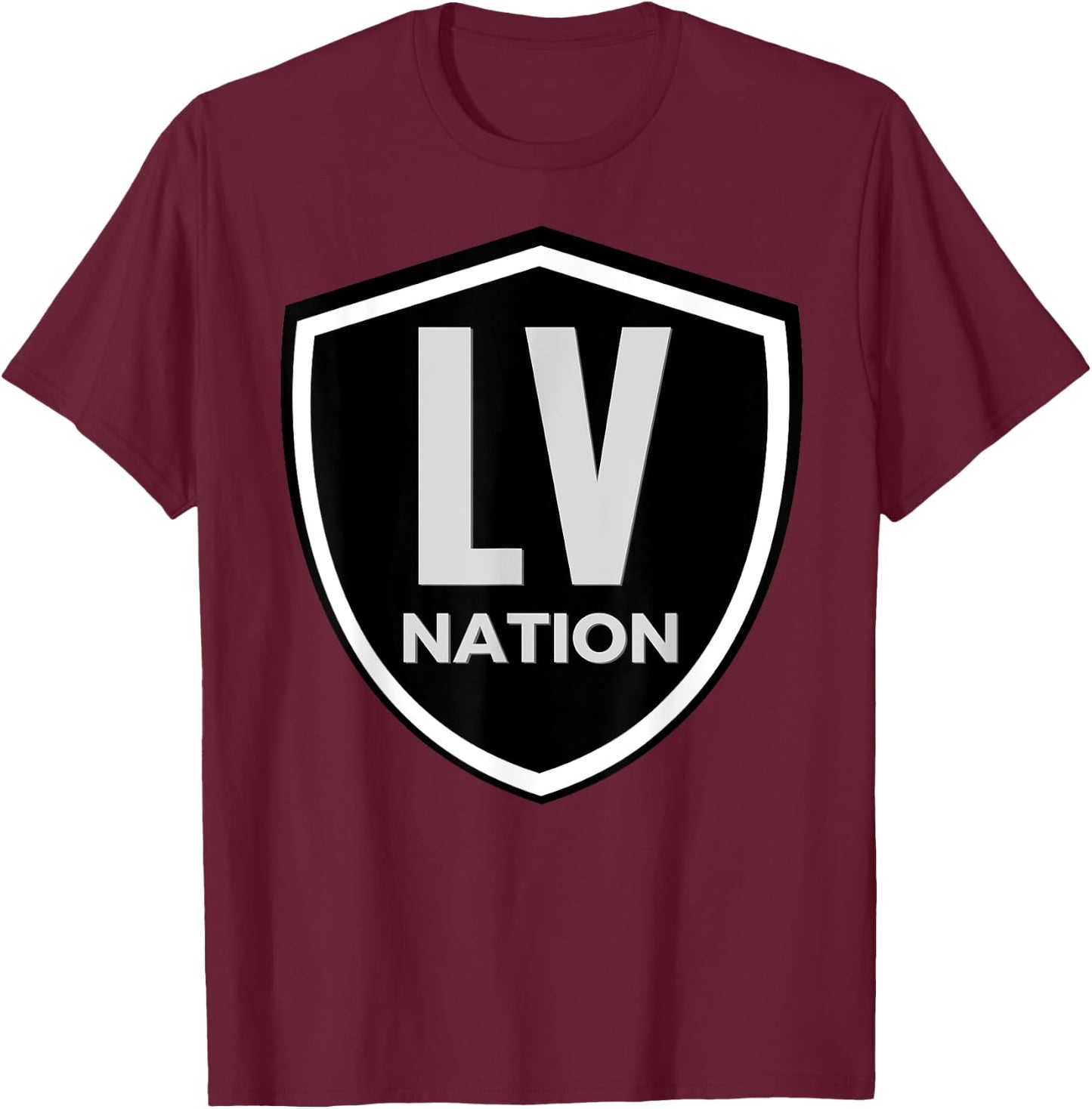 LV Nation Football Fan T-Shirt - T-Shirt | Maroon