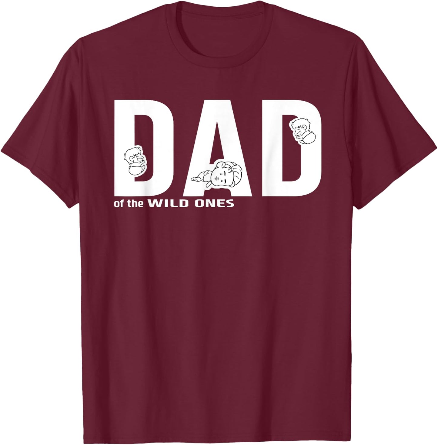 Dad Shirts Funny Proud Father Shirt Gag Parenting T-Shirt - T-Shirt | Maroon