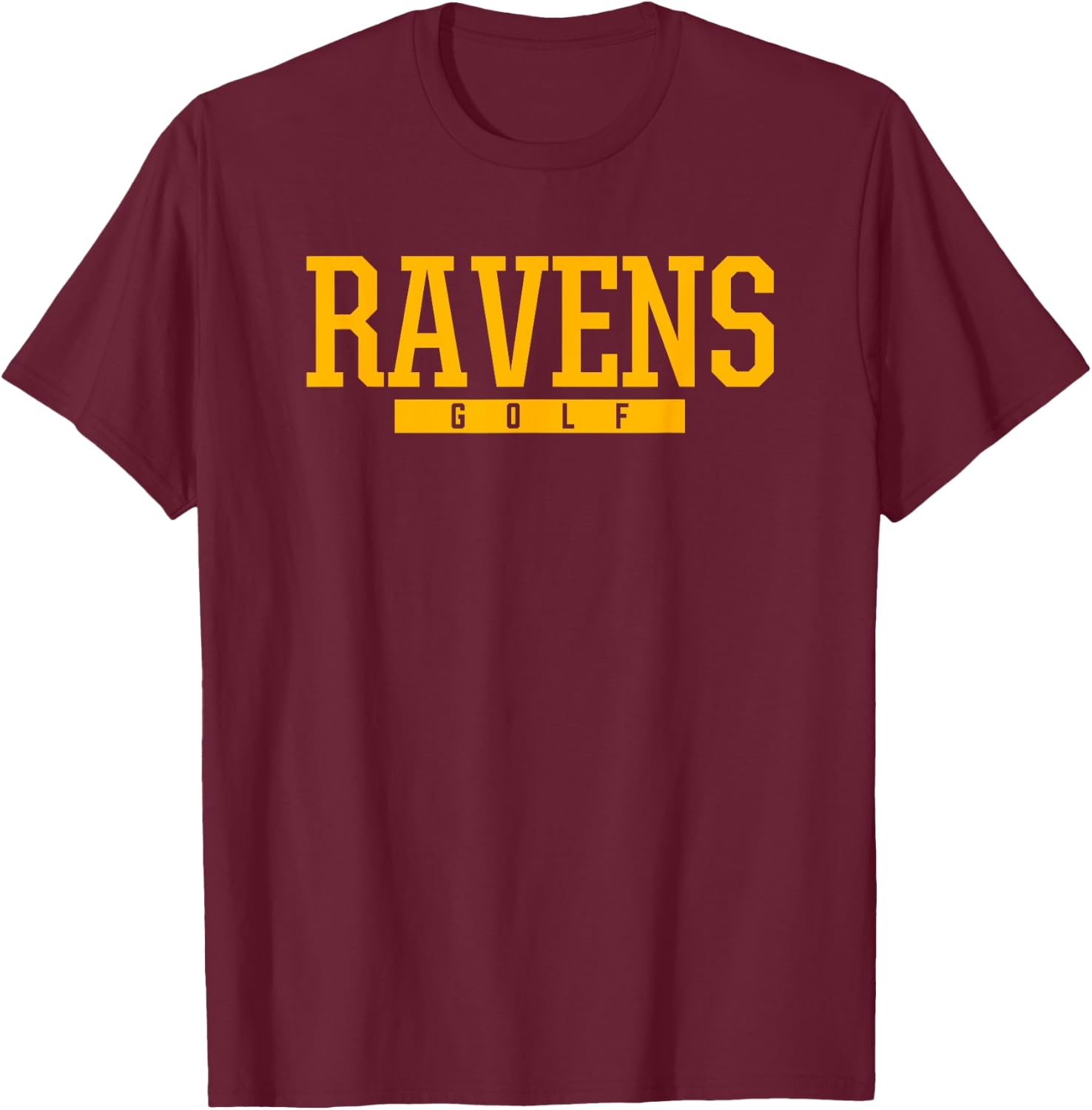 Atherton High School Golf T-Shirt - T-Shirt | Maroon