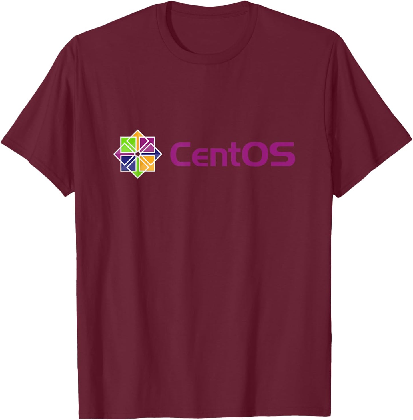 CentOs Linux lover with tagline Open Source Os T-Shirt - T-Shirt | Maroon