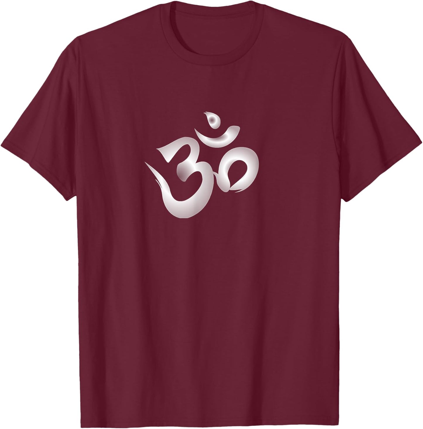 Ohm Om Symbol Meditation Hinduism T-Shirt - T-Shirt | Maroon