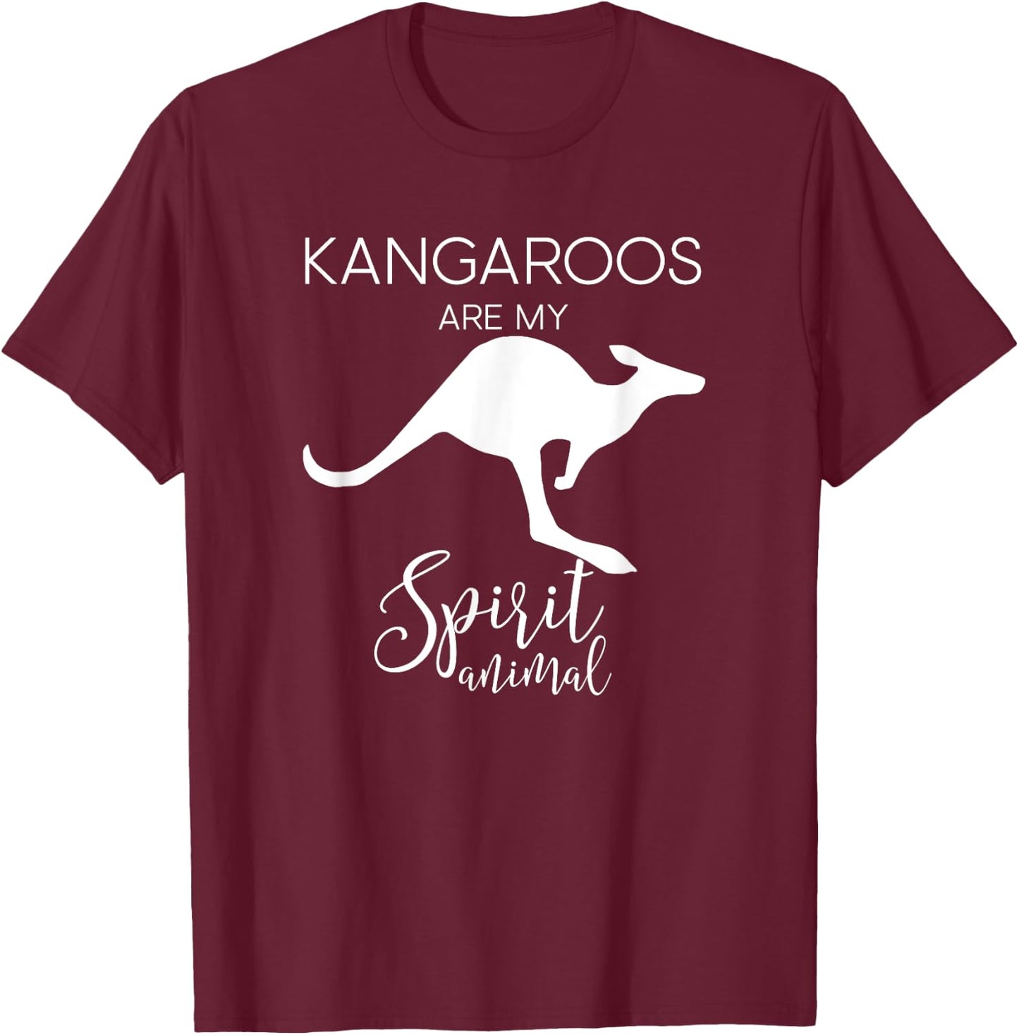 Kangaroo Joey Spirit Animal J000384 T-Shirt - T-Shirt | Maroon
