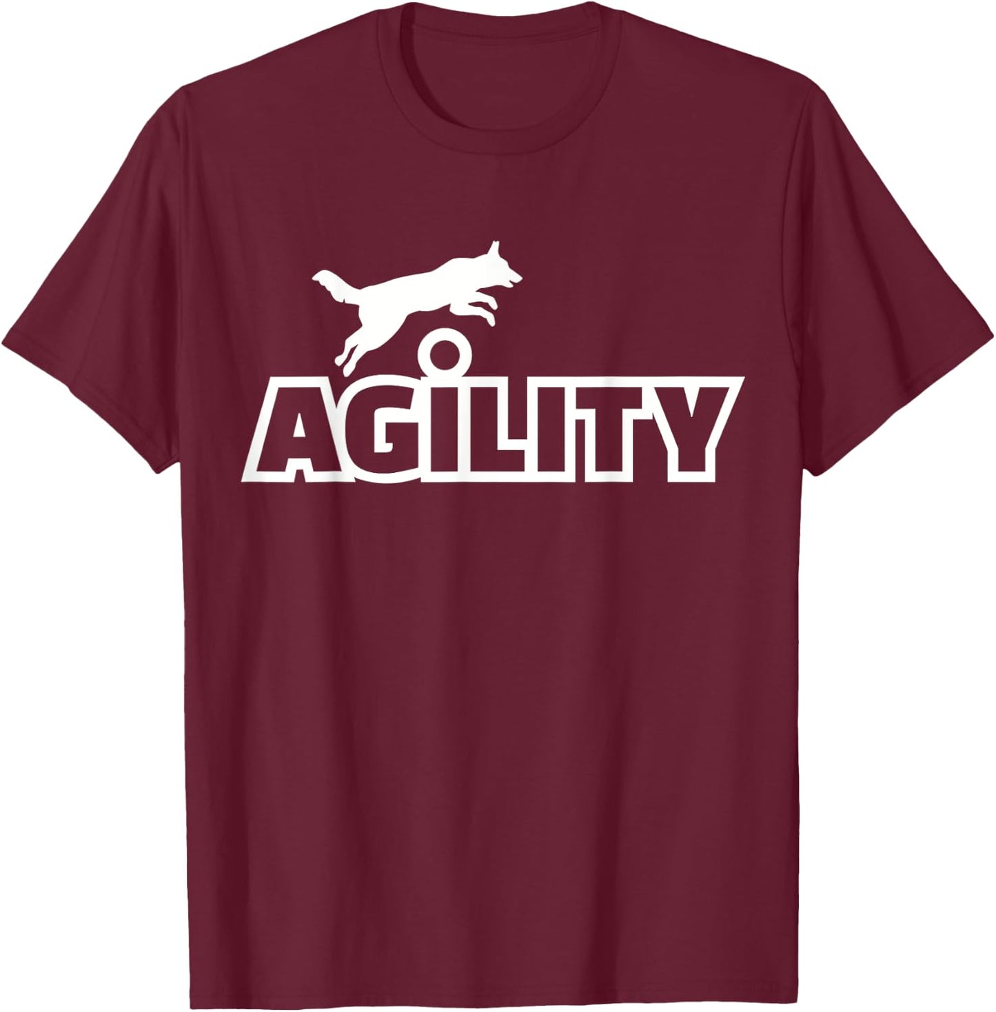 Dog agility Women Kids T-Shirt - T-Shirt | Maroon