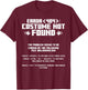 Error 404 Costume Not Found Computer Geek Nerd Coder Tech T-Shirt - T-Shirt | Maroon