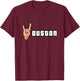Houston Ouston Hand Gesture For Houston Lovers Texas T-Shirt - T-Shirt | Maroon